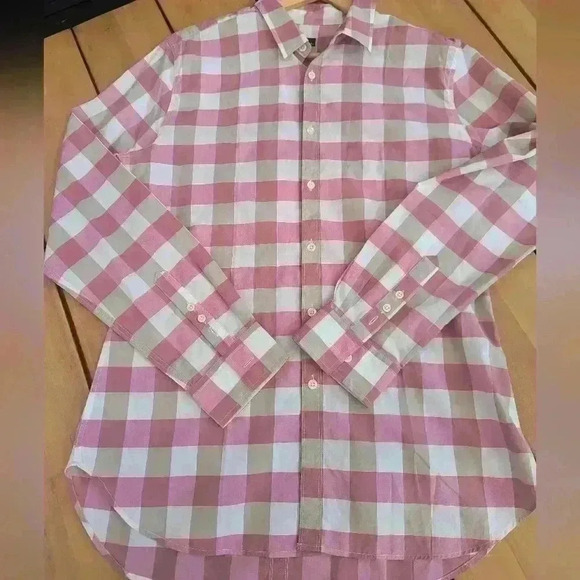 PS by Paul Smith Pink Button Down Shirt - size  large like new - Picture 9 of 9